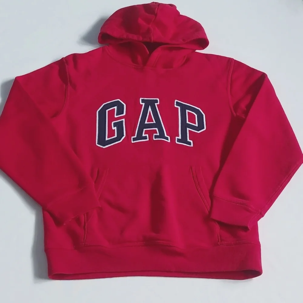 Gap Sweatshirt youth boys Logo hoodie red size XXL 14/16‎